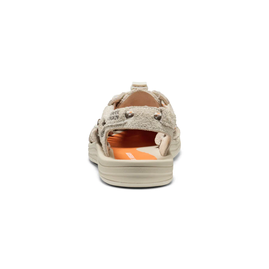 All Gender UNEEK Leather Henrik Vibskov Sneaker | Tangerine Cream - Image 5