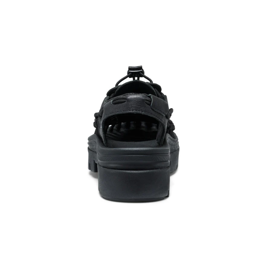 All Gender UNEEK PLT Sneaker | Black Smooth Lea - Image 5
