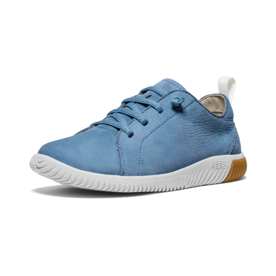 Big Kids' KNX Leather Sneaker  |  Coronet Blue/Vapor - Image 3