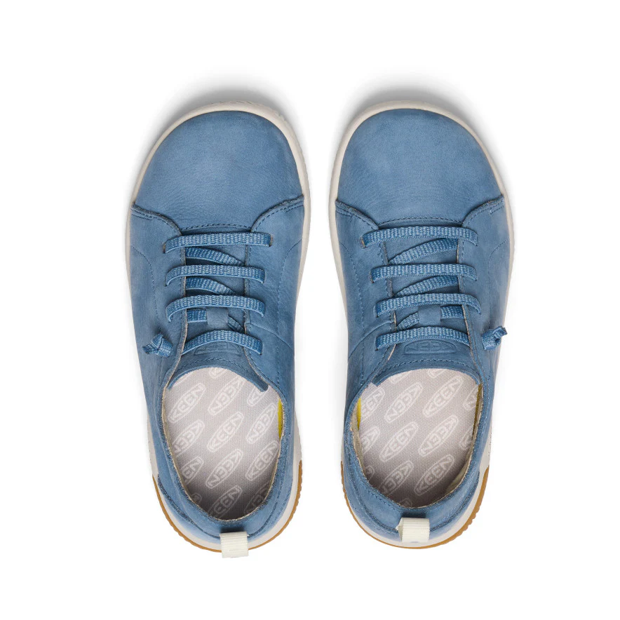 Big Kids' KNX Leather Sneaker  |  Coronet Blue/Vapor - Image 4