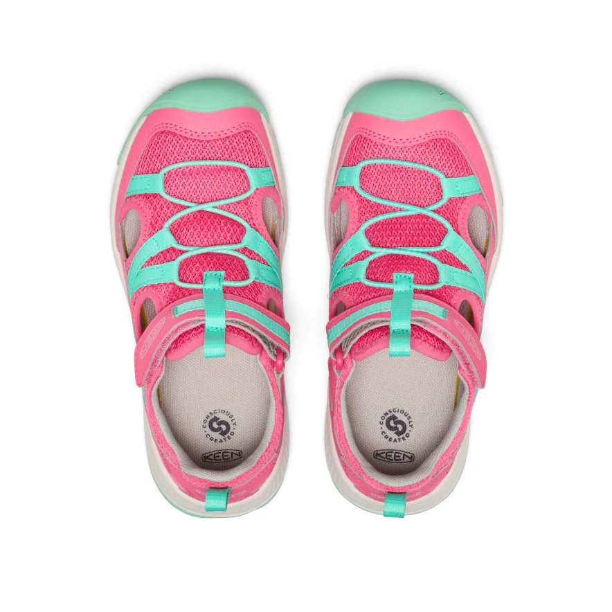 Big Kids' Motozoa Sandal | Pink Lemonade/Cabbage - Image 4