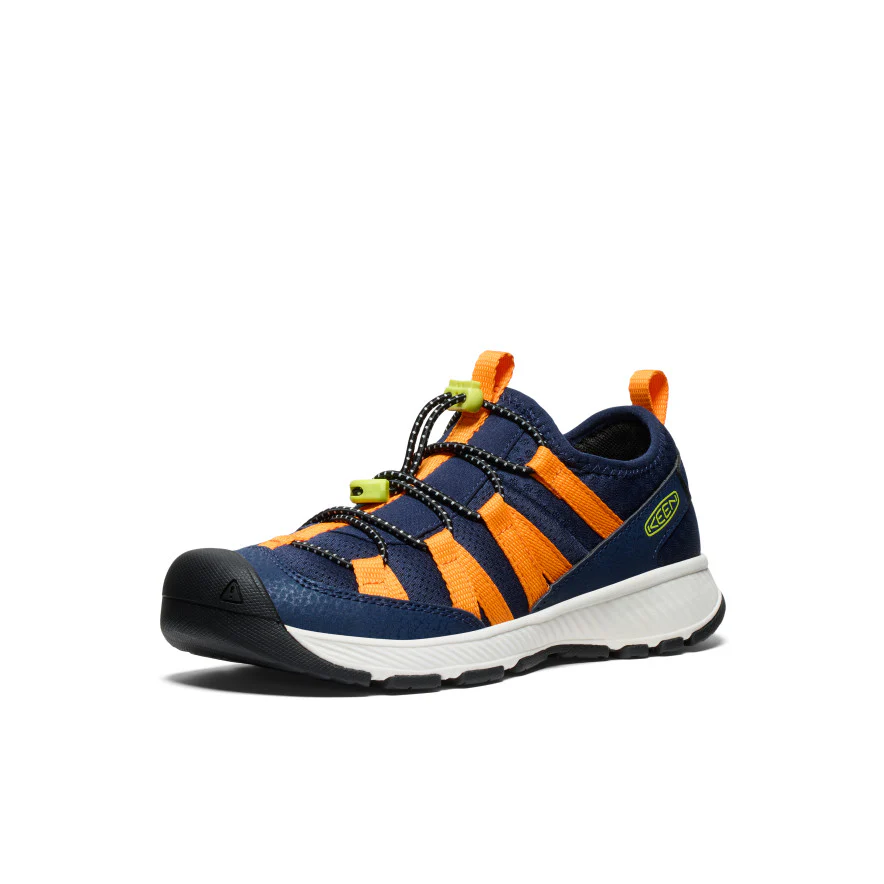 Big Kids' Motozoa Sneaker  |  Naval Academy/Bright Marigold - Image 3