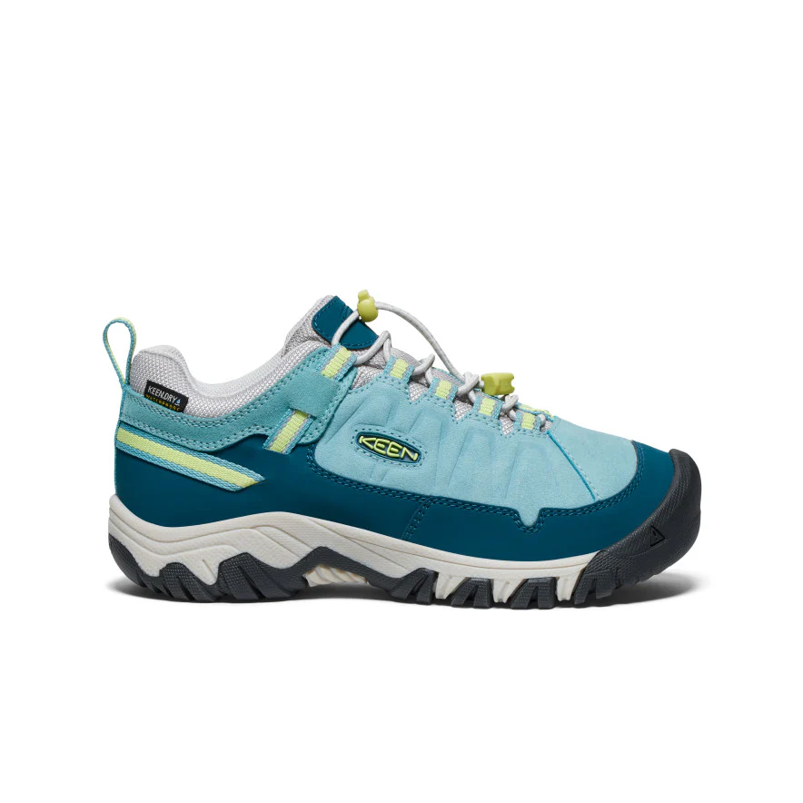 Big Kids' Targhee IV Waterproof Hiking Shoe | Reef Waters/Daiquiri Green - Image 7