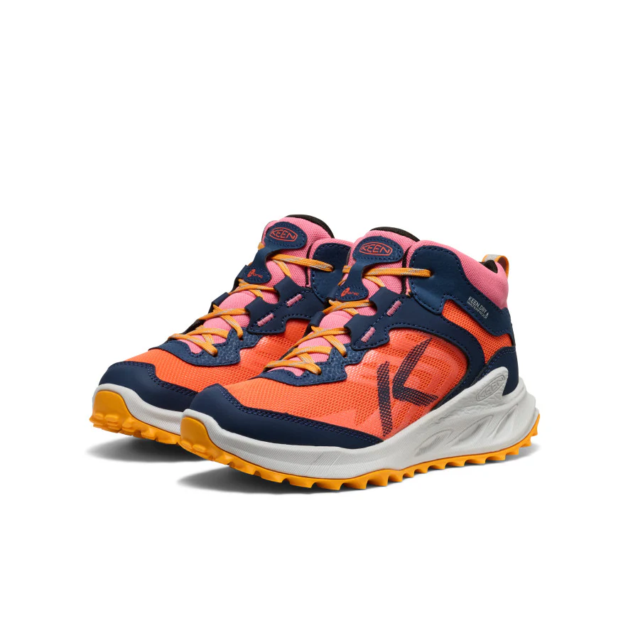 Big Kids' Zionic Waterproof Boot  |  Naval Academy/Nasturtium - Image 2