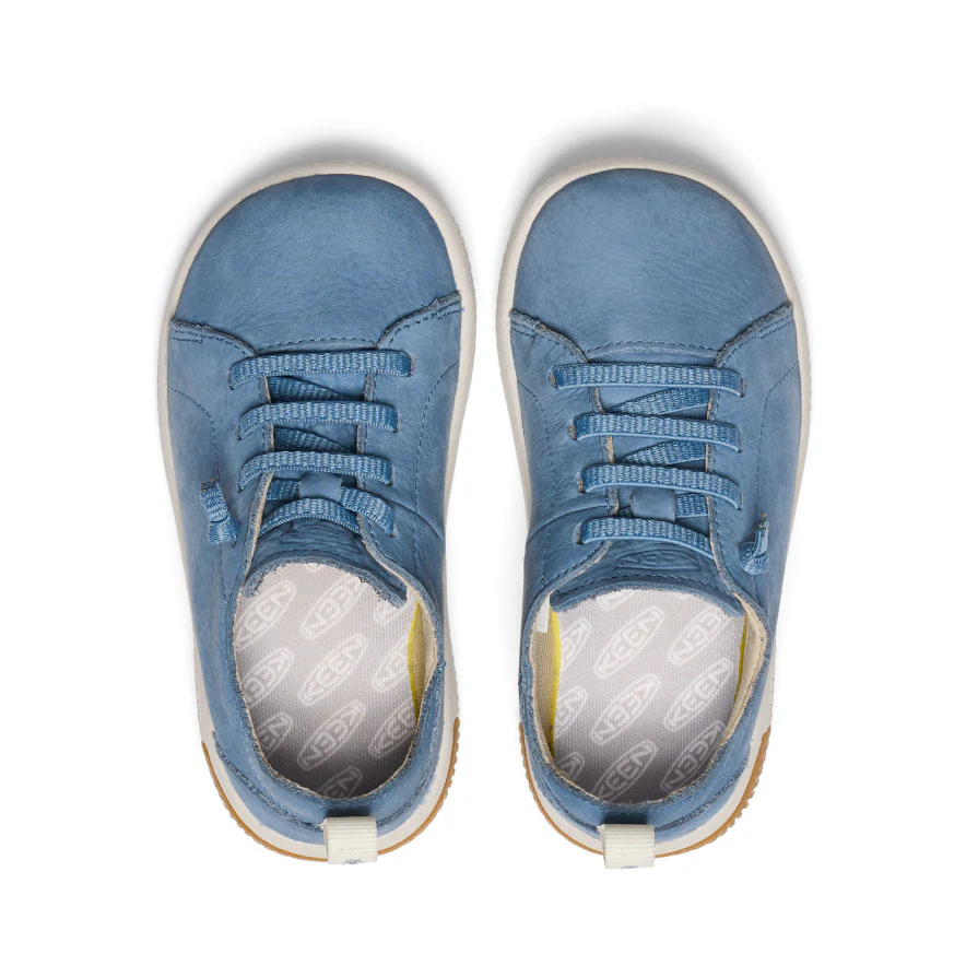 Little Kids' KNX Leather Sneaker | Coronet Blue/Vapor - Image 4