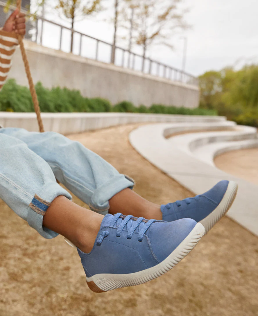 Little Kids' KNX Leather Sneaker | Coronet Blue/Vapor - Image 9