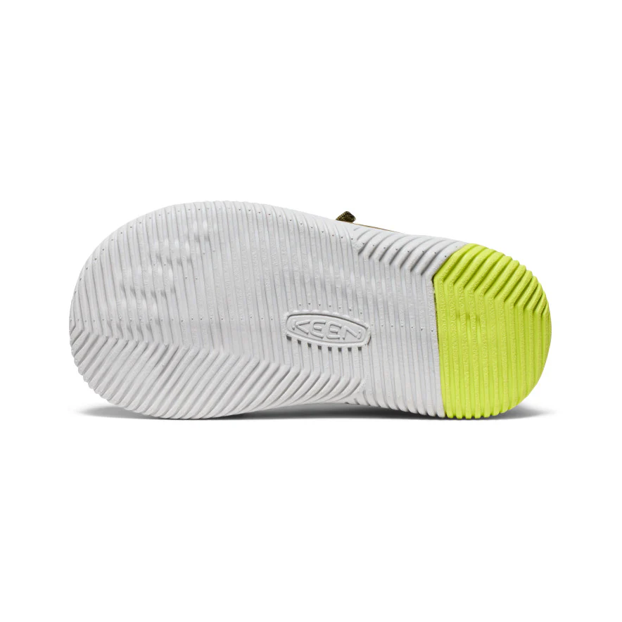 Little Kids' KNX Leather Sneaker | Martini Olive/Evening Primrose - Image 6