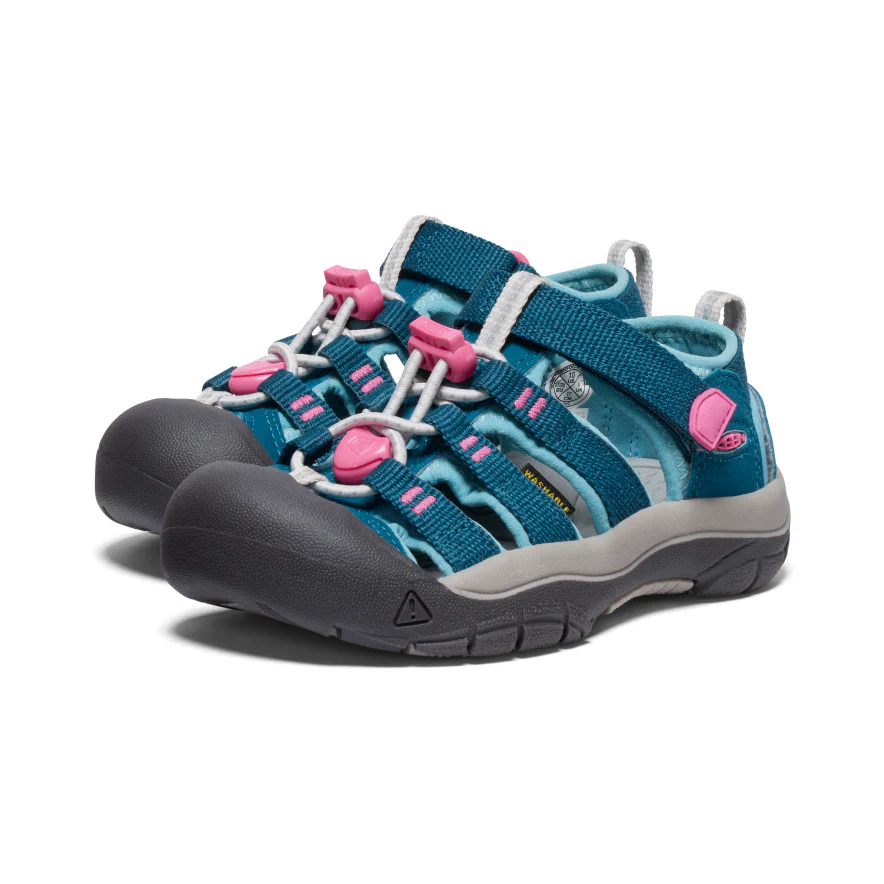 Little Kids' Newport H2 Sandal | Legion Blue/Hot Pink - Image 2