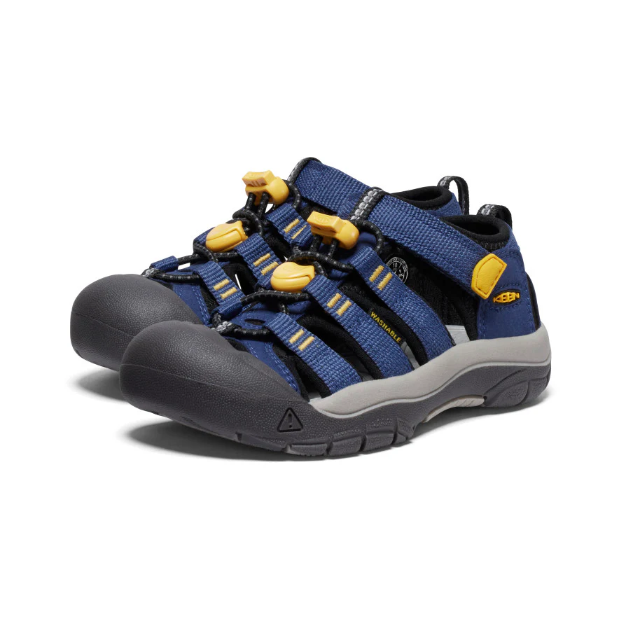 Little Kids' Newport H2 Sandal | Naval Academy/KEEN Yellow - Image 2