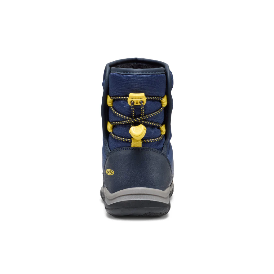 Little Kids' Puffrider Waterproof Winter Boot | Naval Academy/Mango Mint - Image 5