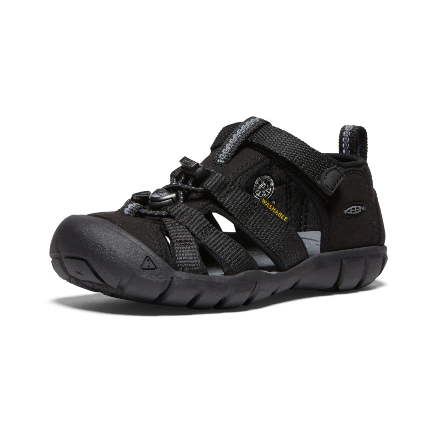 Little Kids' Seacamp II CNX |  Black/Grey - Image 4
