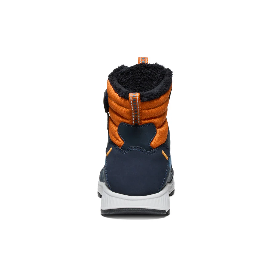 Little Kids' Skua Waterproof Winter Boot | Sky Captain/Gold Flame - Image 5