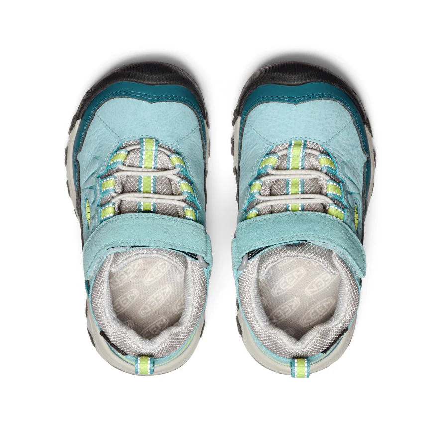 Little Kids' Targhee IV Waterproof Hiking Shoe | Reef Waters/Daiquiri Green - Image 11