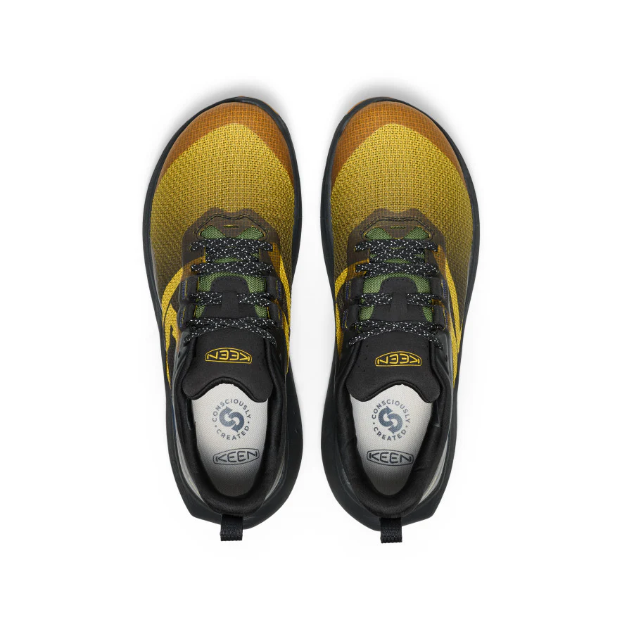Men's 450 Dirt Waterproof Hiking Shoe | Lemon Curry/Black - Image 4