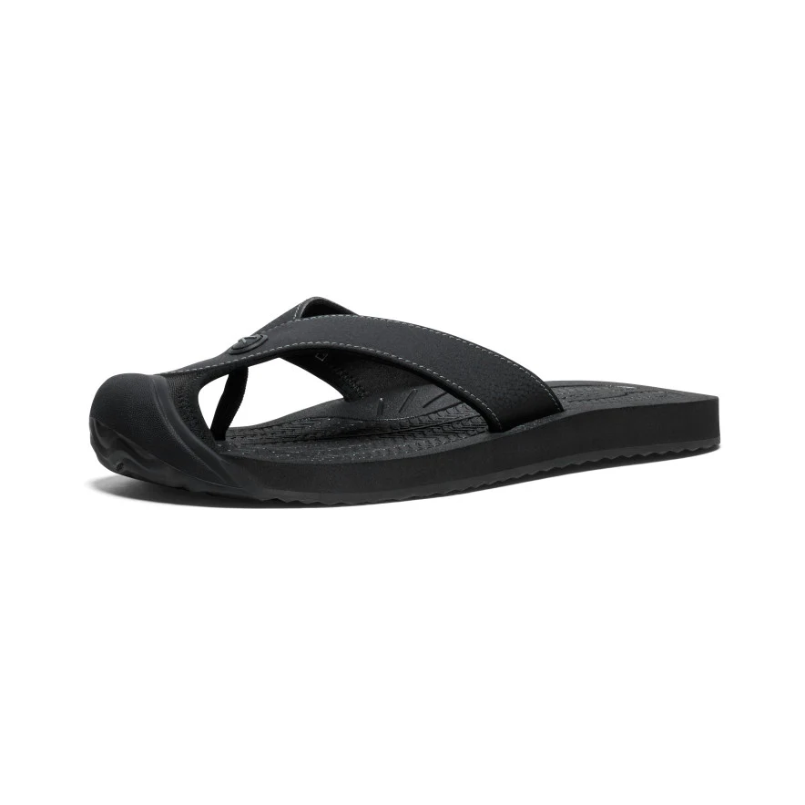 Men's Barbados Flip-Flop | Black/Steel Grey - Image 3