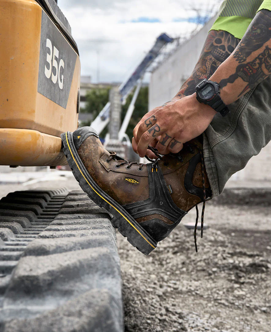 Men's CSA Abitibi II Waterproof Boot (Carbon Toe) | Cascade Brown/Black - Image 6