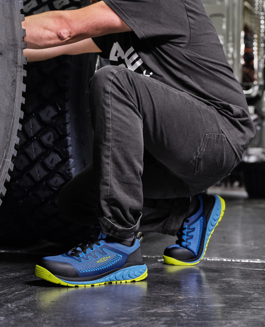 Men's CSA Arvada Work Sneaker (Carbon Toe) | Naval Academy/Evening Primrose - Image 9