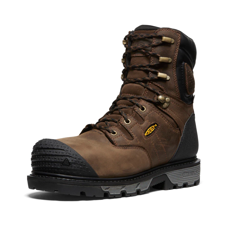 Men's CSA Camden 8" Insulated Waterproof Boot (Carbon Toe) | Dark Earth/Black - Image 3