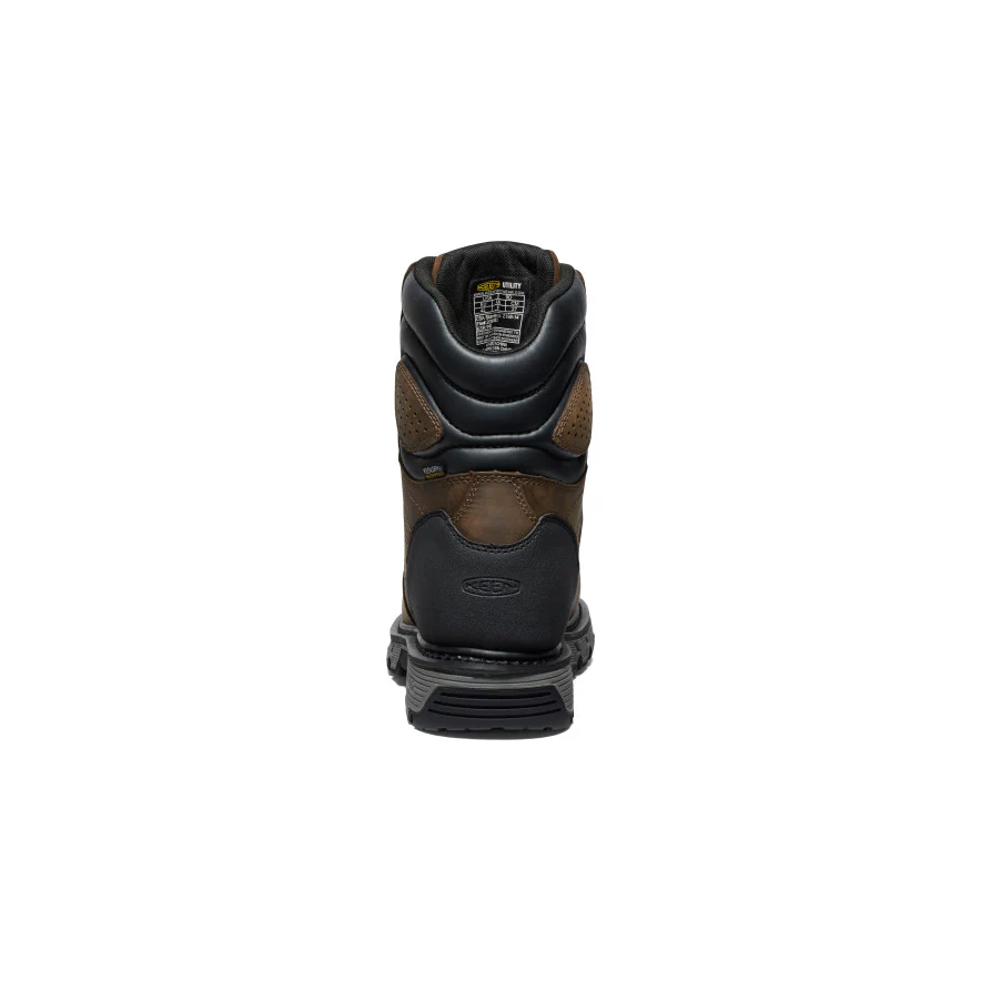 Men's CSA Camden 8" Waterproof Boot (Carbon Toe) | Dark Earth/Black - Image 5