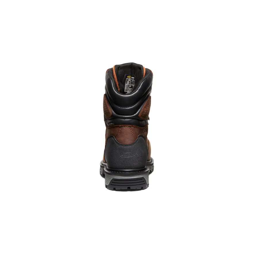 Men's CSA Camden 8" Waterproof Boot INT MET (Carbon Toe) | Leather Brown/Black - Image 5