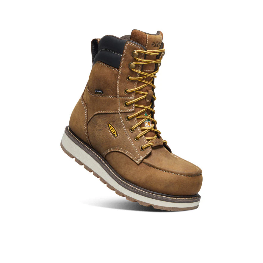 Men's CSA Cincinnati 8" Waterproof Boot (Carbon Toe)  |  Belgian/Sandshell - Image 3
