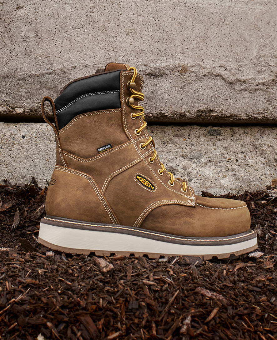 Men's CSA Cincinnati 8" Waterproof Boot (Carbon Toe)  |  Belgian/Sandshell - Image 7