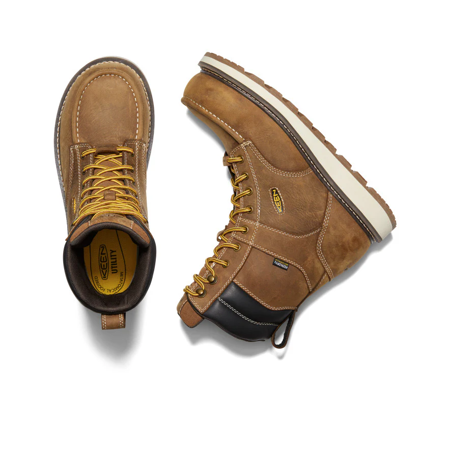 Men's CSA Cincinnati 8" Waterproof Boot (Carbon Toe)  |  Belgian/Sandshell - Image 8