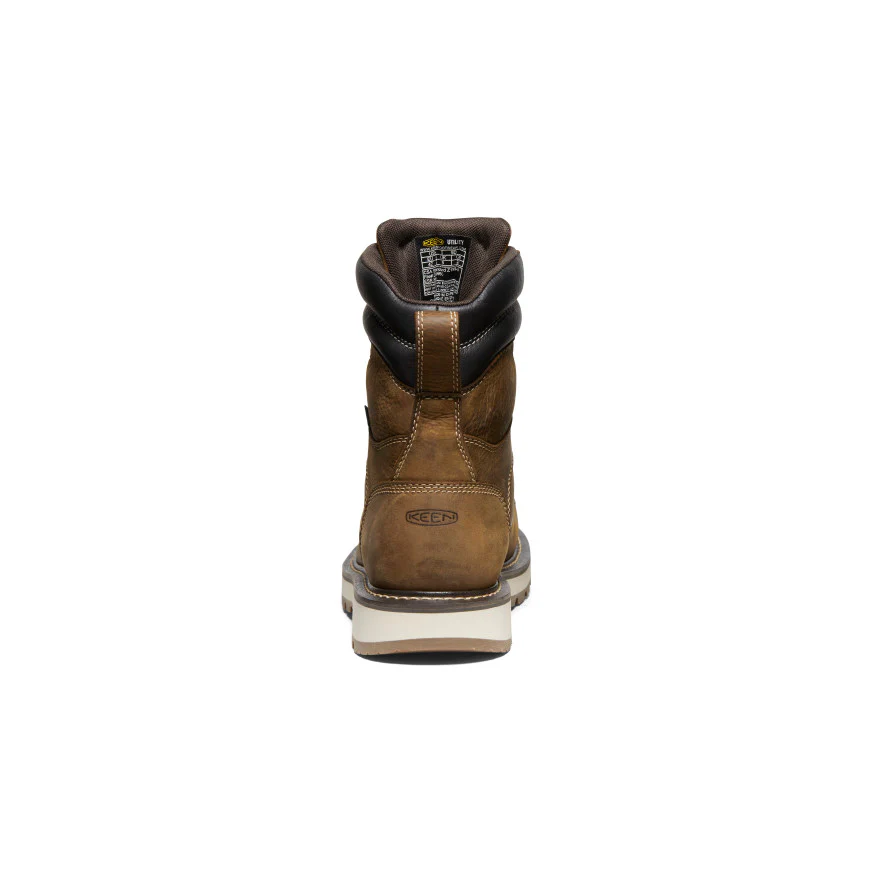 Men's CSA Cincinnati 8" Waterproof 90° Heel Boot (Carbon Toe) | Belgian/Sandshell - Image 5