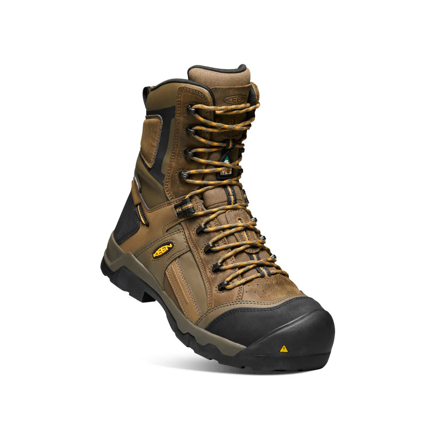 Men's CSA Davenport 8" Insulated Waterproof Boot  |  Dark Earth/Inca Gold - Image 3