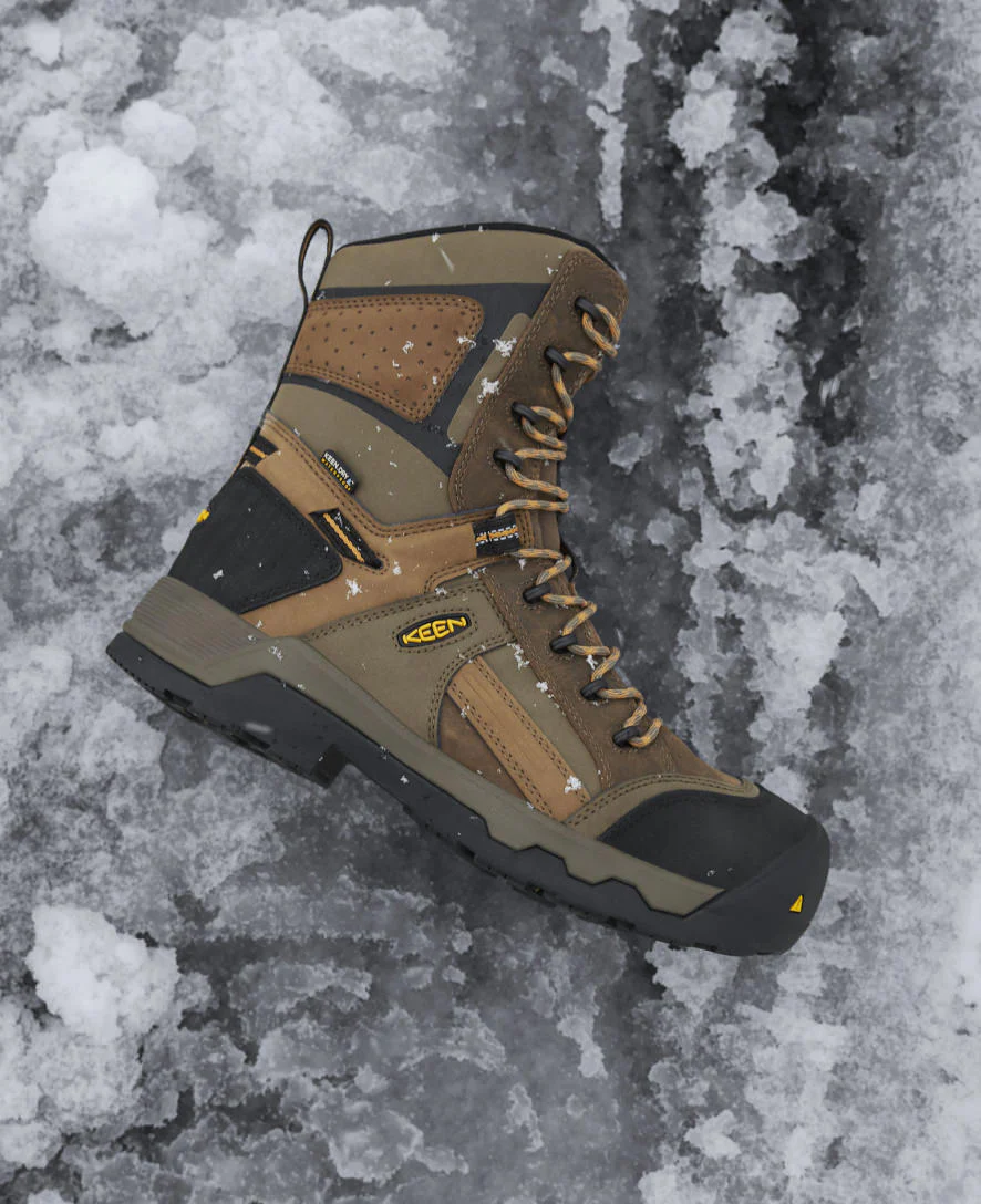 Men's CSA Davenport 8" Insulated Waterproof Boot  |  Dark Earth/Inca Gold - Image 7