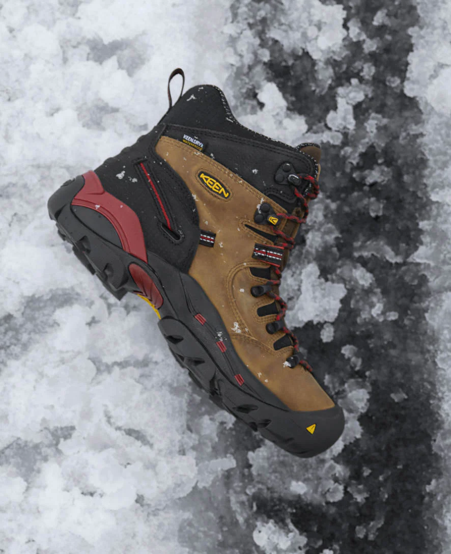 Men's CSA Hamilton Waterproof Boot (Carbon Toe)  |  Bison/Jester Red - Image 7