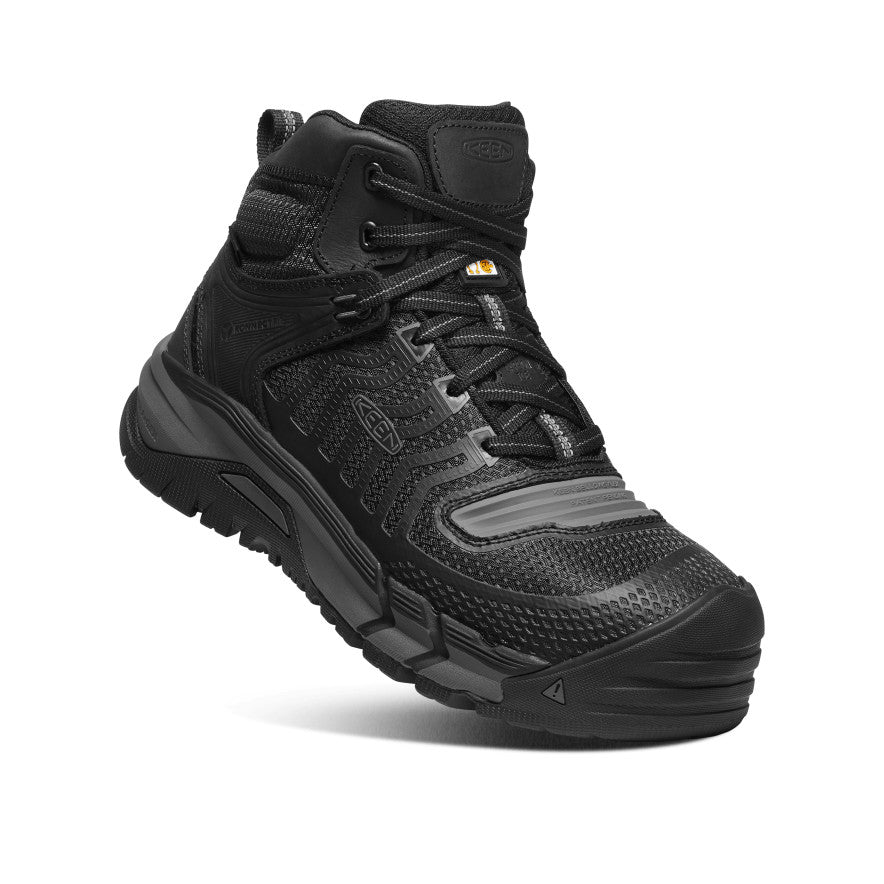 Men's CSA Kansas City Waterproof Boot (Carbon-Fiber Toe) | Black/Gun Metal - Image 3