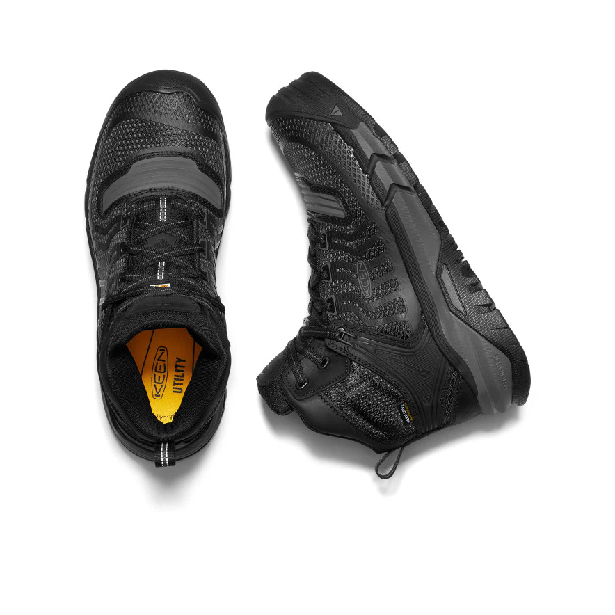 Men's CSA Kansas City Waterproof Boot (Carbon-Fiber Toe) | Black/Gun Metal - Image 5