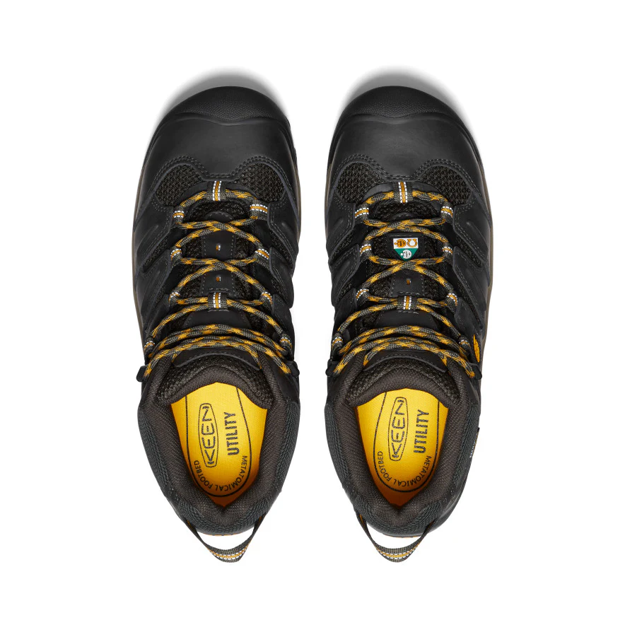 Men's CSA Lansing Mid Waterproof (Steel Toe) | Raven/Tawny Olive - Image 4