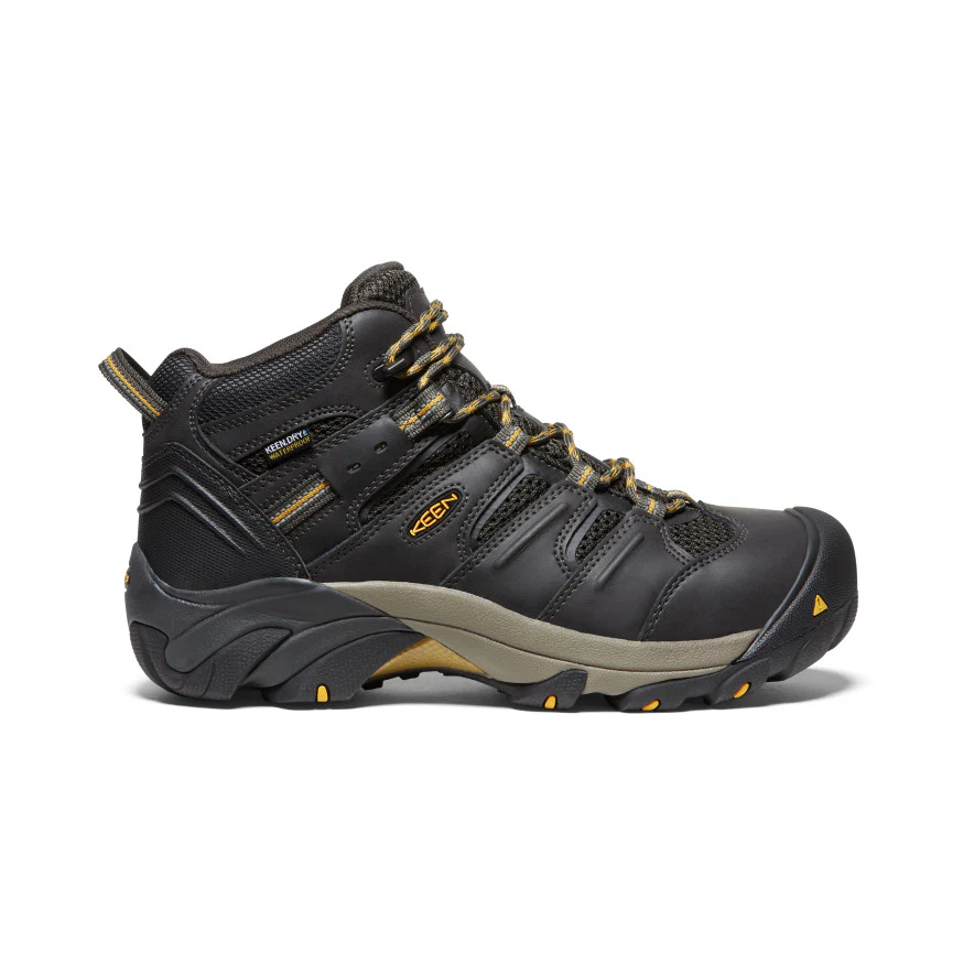Men's CSA Lansing Mid Waterproof (Steel Toe) | Raven/Tawny Olive - Image 7