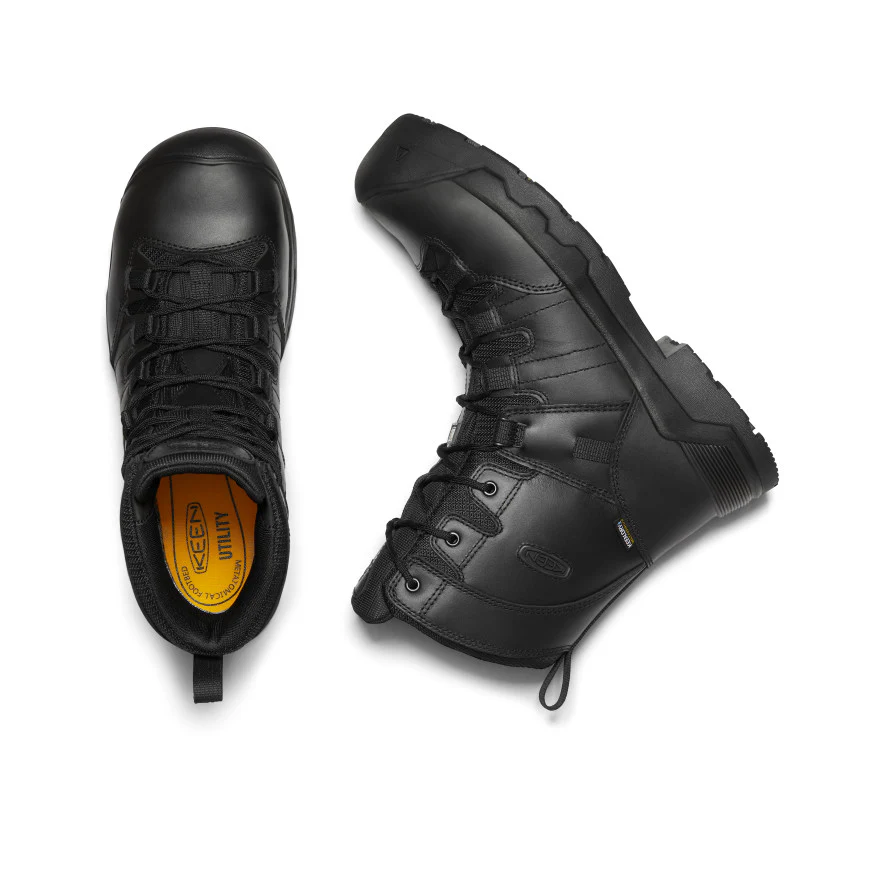 Men's CSA Oshawa+ 8" Waterproof Boot (Carbon Toe)  |  Black/Black - Image 4