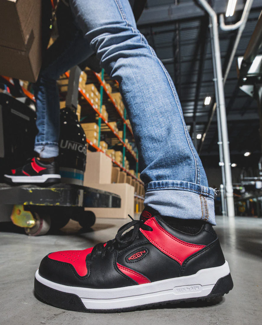 Men's CSA Overton Work Shoe (Carbon-Fiber Toe)  |  Salsa/Black - Image 9