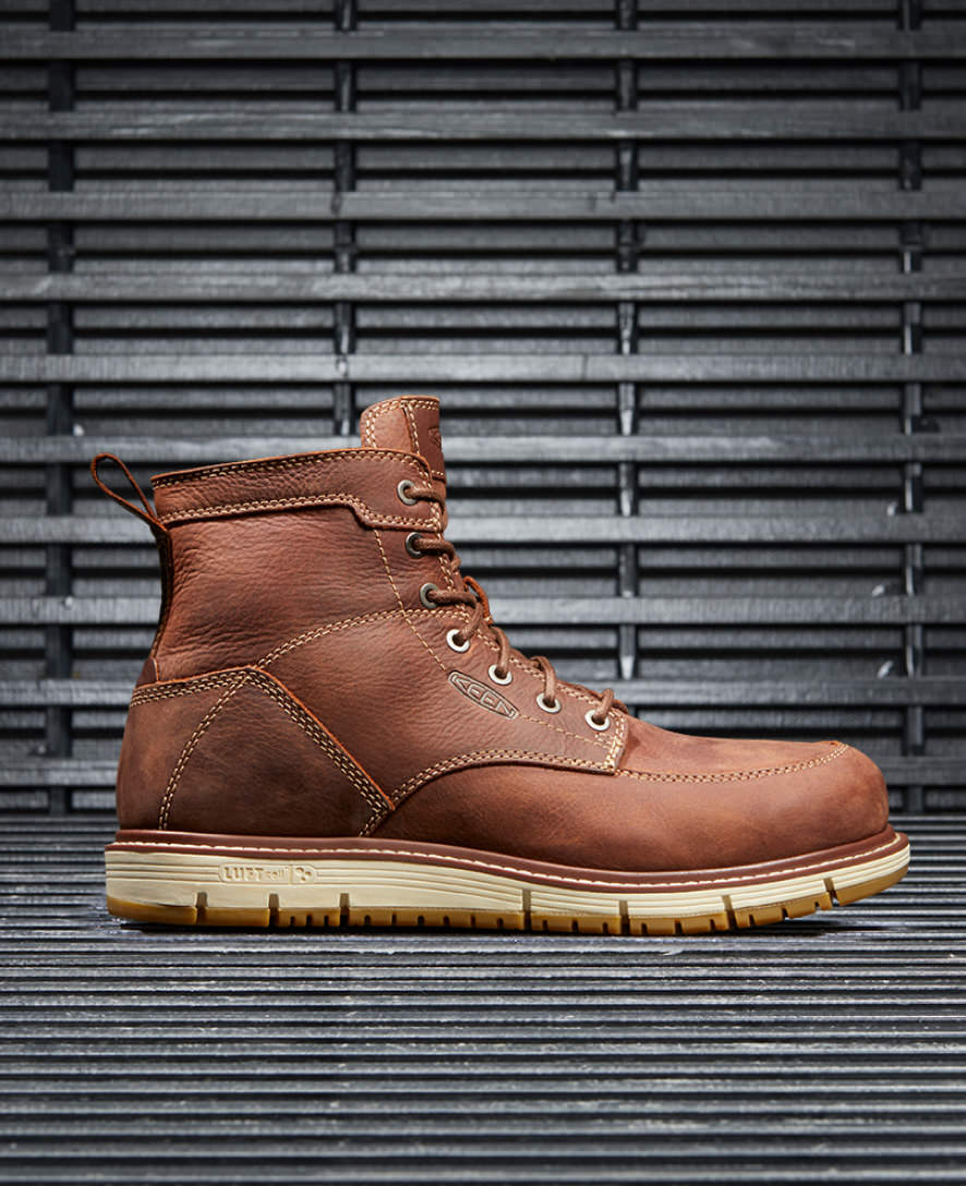 Men's CSA San Jose 6" (Aluminum Toe)  |  Gingerbread/Off White - Image 7