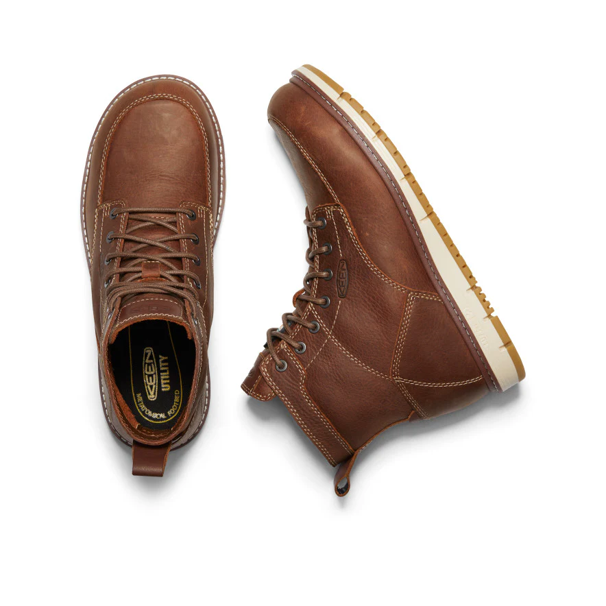 Men's CSA San Jose 6" (Aluminum Toe)  |  Gingerbread/Off White - Image 8