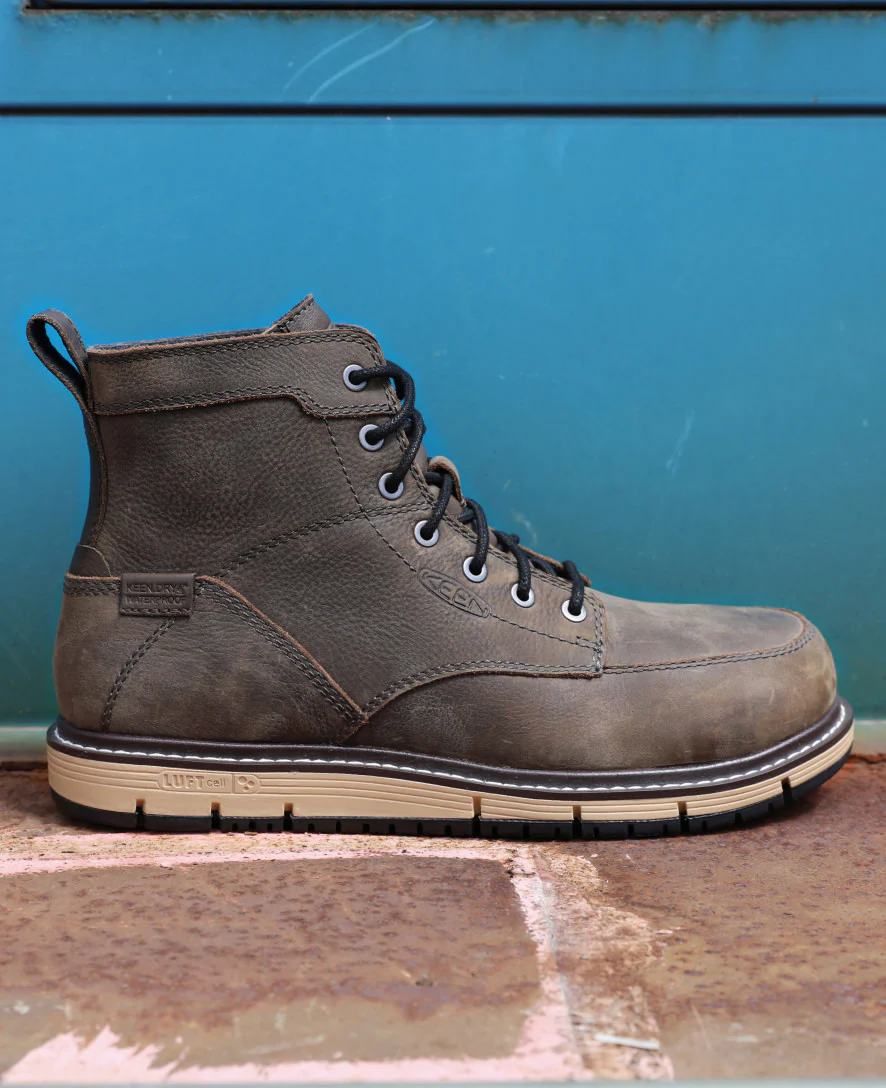 Men's CSA San Jose 6" Waterproof Boot (Aluminum Toe) | Cascade Brown/Black - Image 8