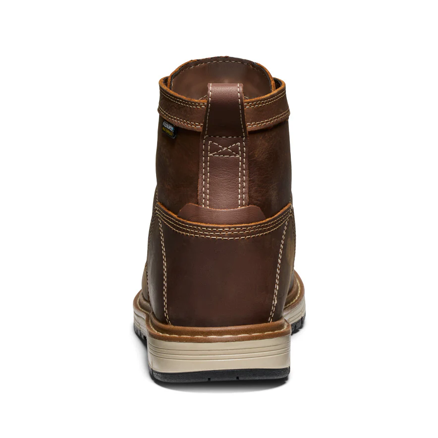 Men's CSA San Jose 6" Waterproof 90° Heel Boot (Aluminum Toe) | Bison/Black - Image 5