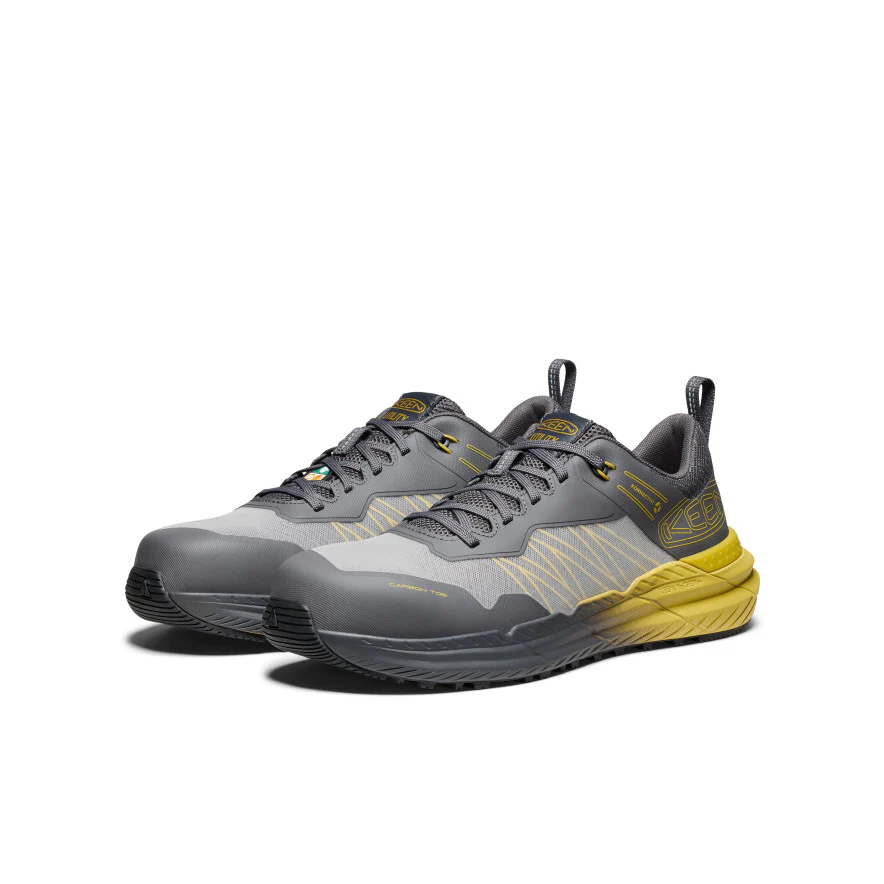 Men's CSA Speedworks Work Sneaker (Carbon Toe)  |  Magnet/Black - Image 2