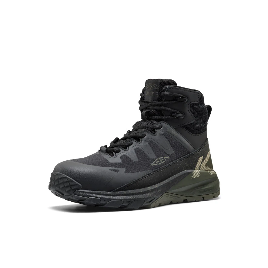 Men's CSA Targhee Blur Waterproof Work Boot (Carbon Toe) | Forest Night/Black - Image 3