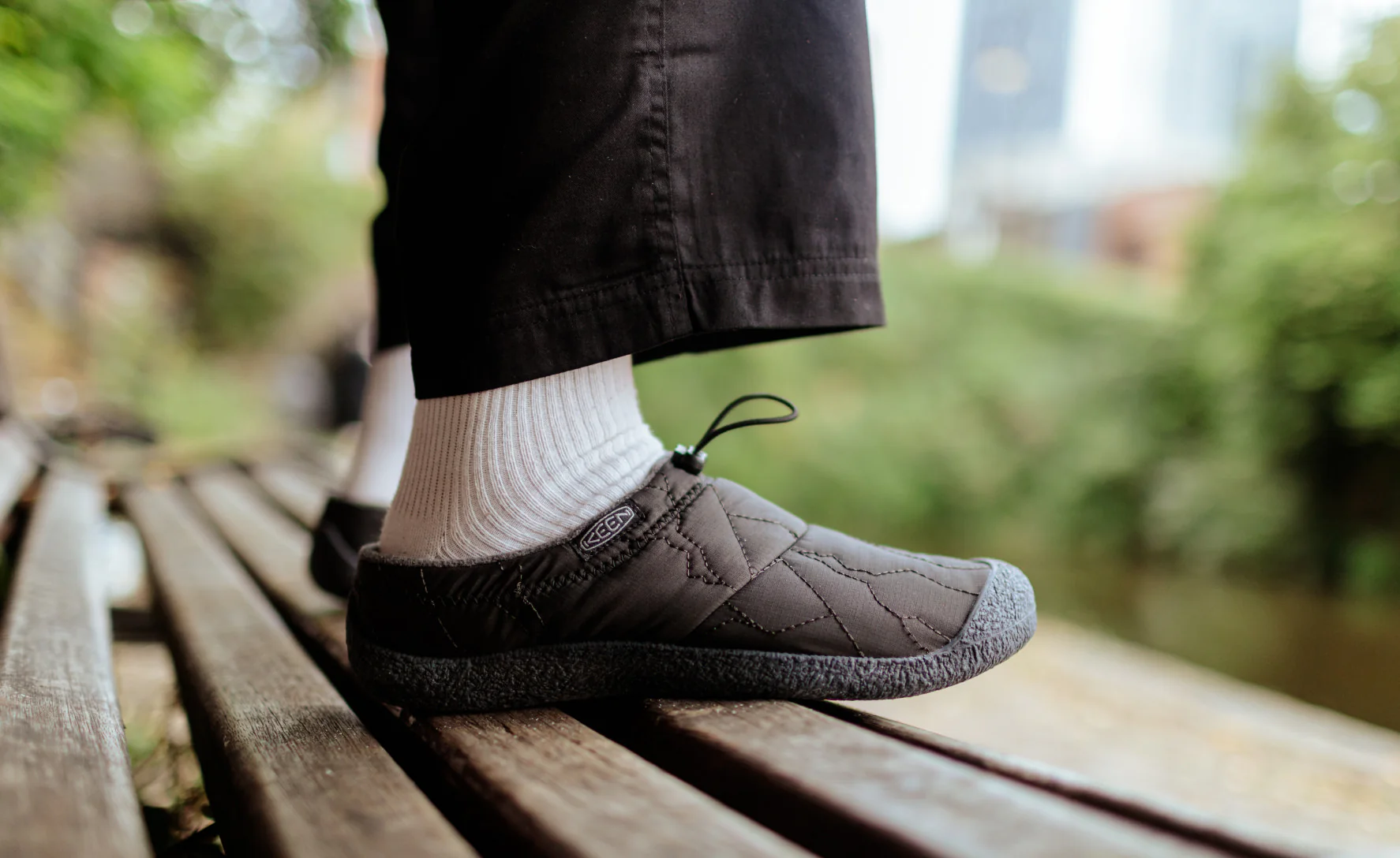 Men's Howser III Slide  |  Charcoal Grey Felt/Black - Image 6