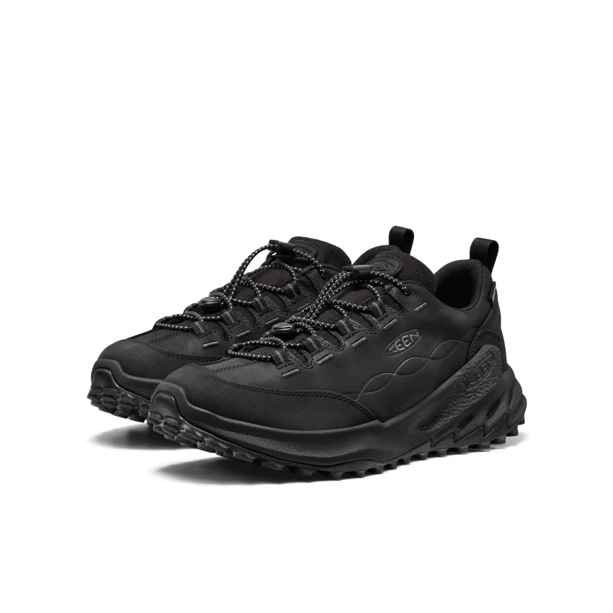 Men's Jasper Zionic Waterproof Sneaker  |  Black/Black - Image 2