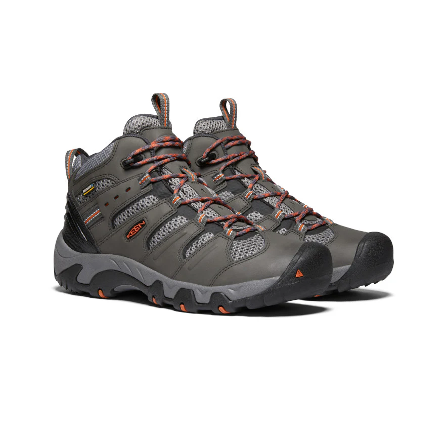 Men's Koven Waterproof Hiking Boot  |  Magnet/Fired Brick - Image 2