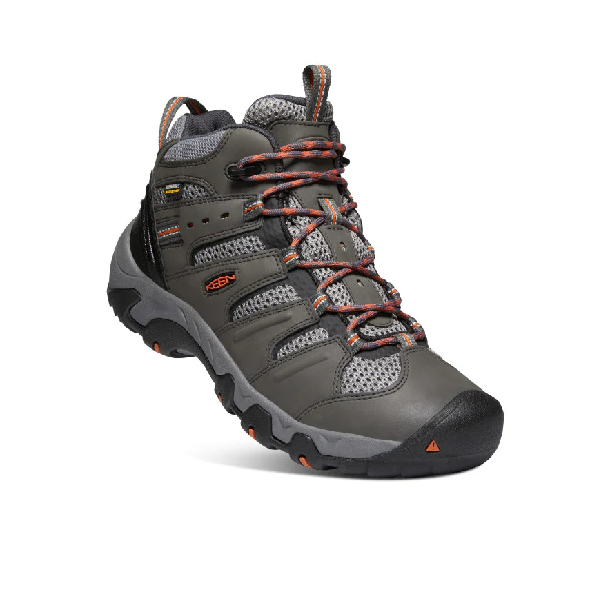 Men's Koven Waterproof Hiking Boot  |  Magnet/Fired Brick - Image 3