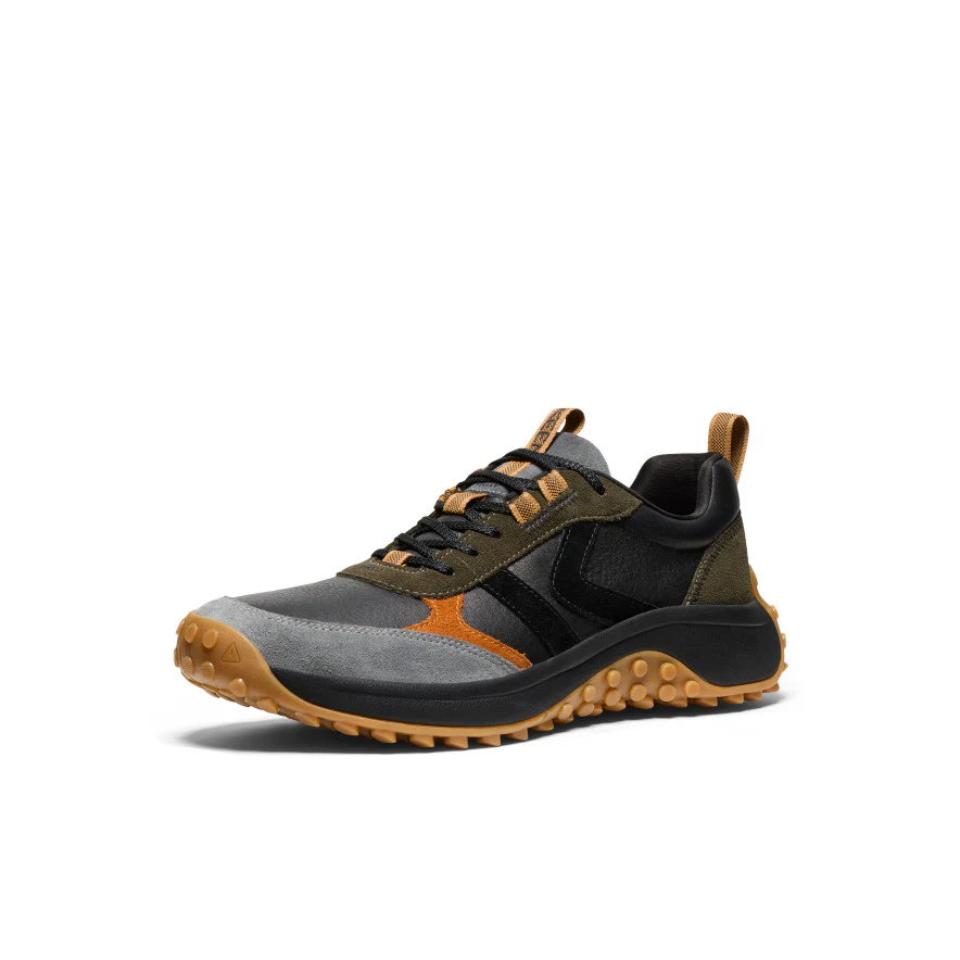 Men's KS86 Leather Sneaker  |  Forest Night/Keen Maple - Image 3