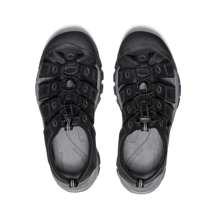 Men's Newport Leather  |  Black/Steel Grey - Image 4