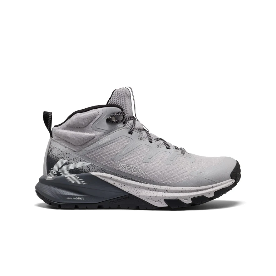 Men's Targhee Apex Wide Waterproof Hiking Boot  |  Alloy/Black